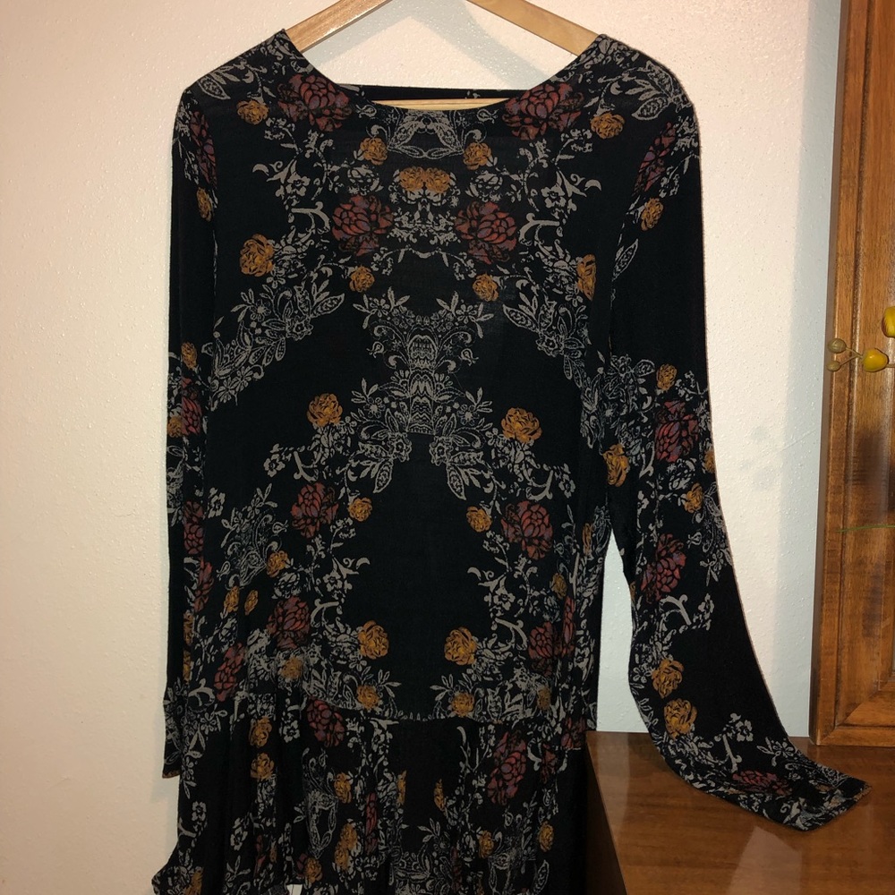 Long Sleeve Floral Dress